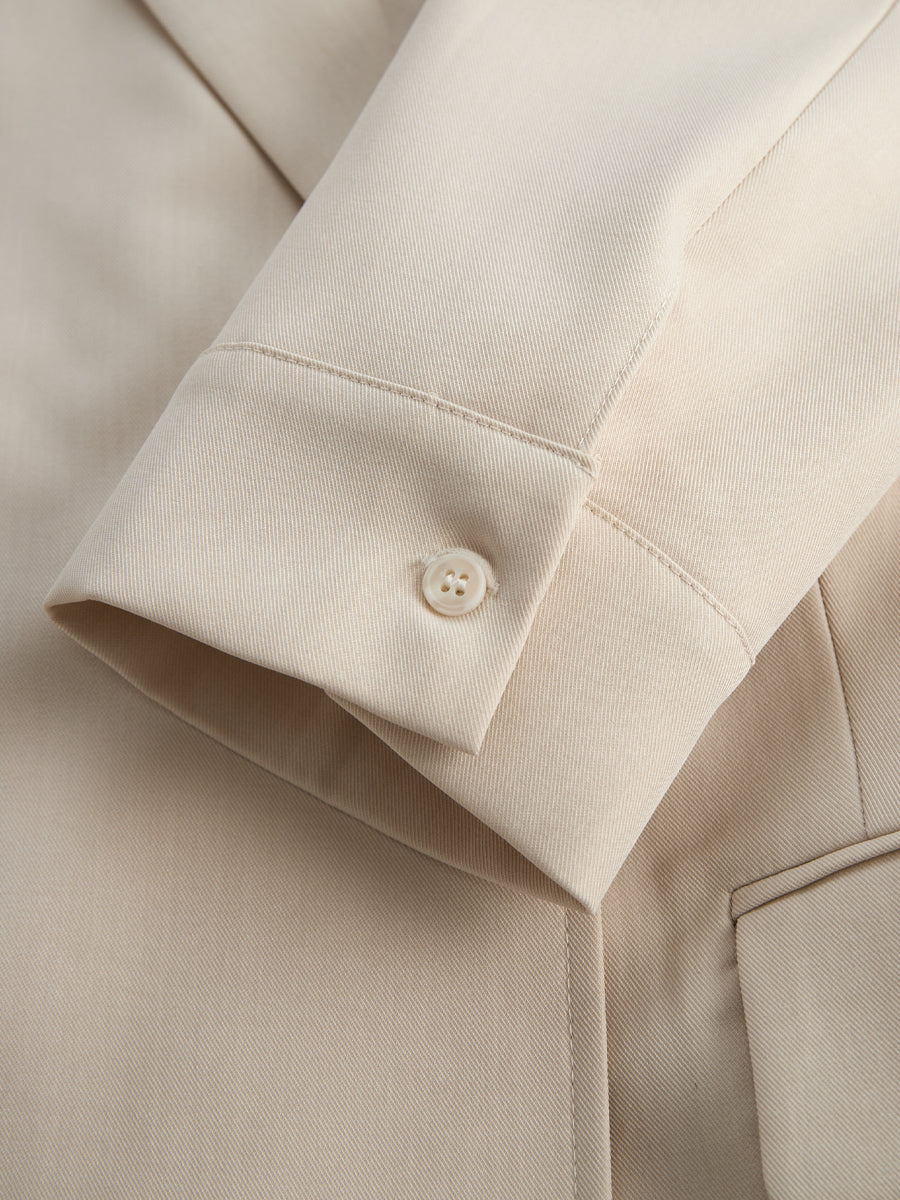 Anna-Berg | Tailored Blazer-Inspired Mini Dress With Belted Waist