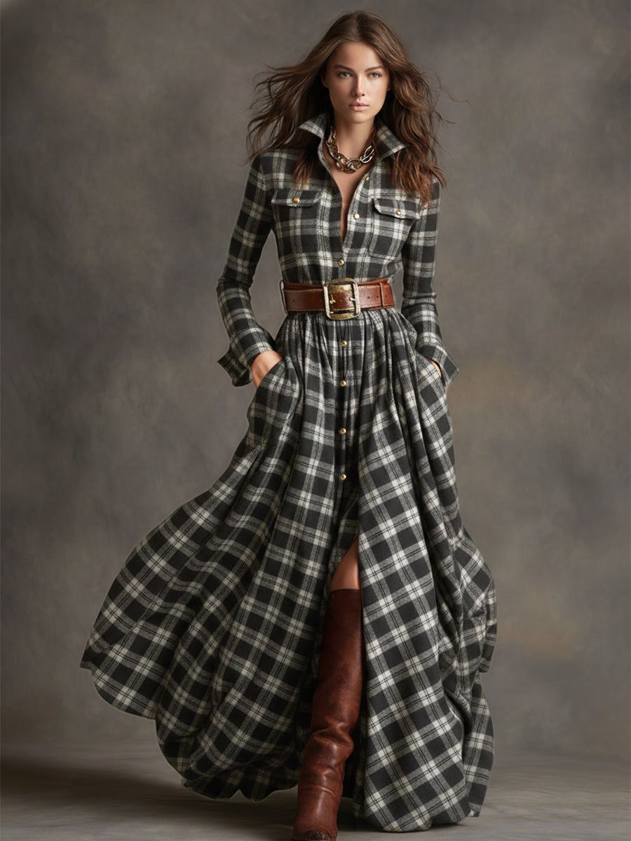 Anna-Berg | Brown Casual Dress