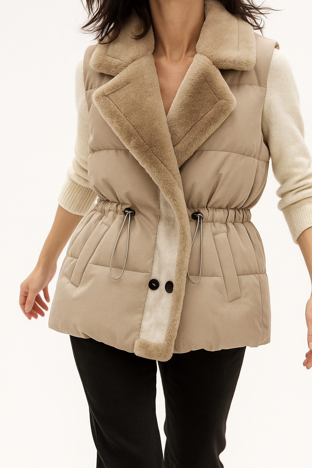 Anna-Berg | Winter Vest, Plush Material