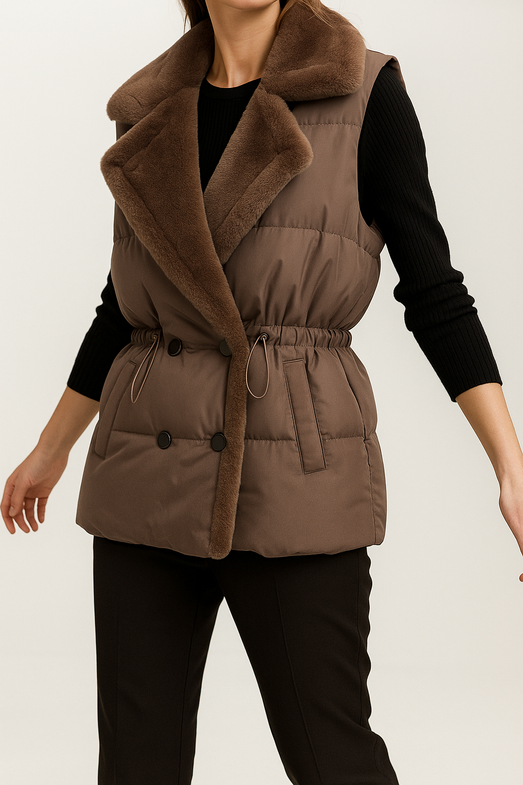 Anna-Berg | Winter Vest, Plush Material