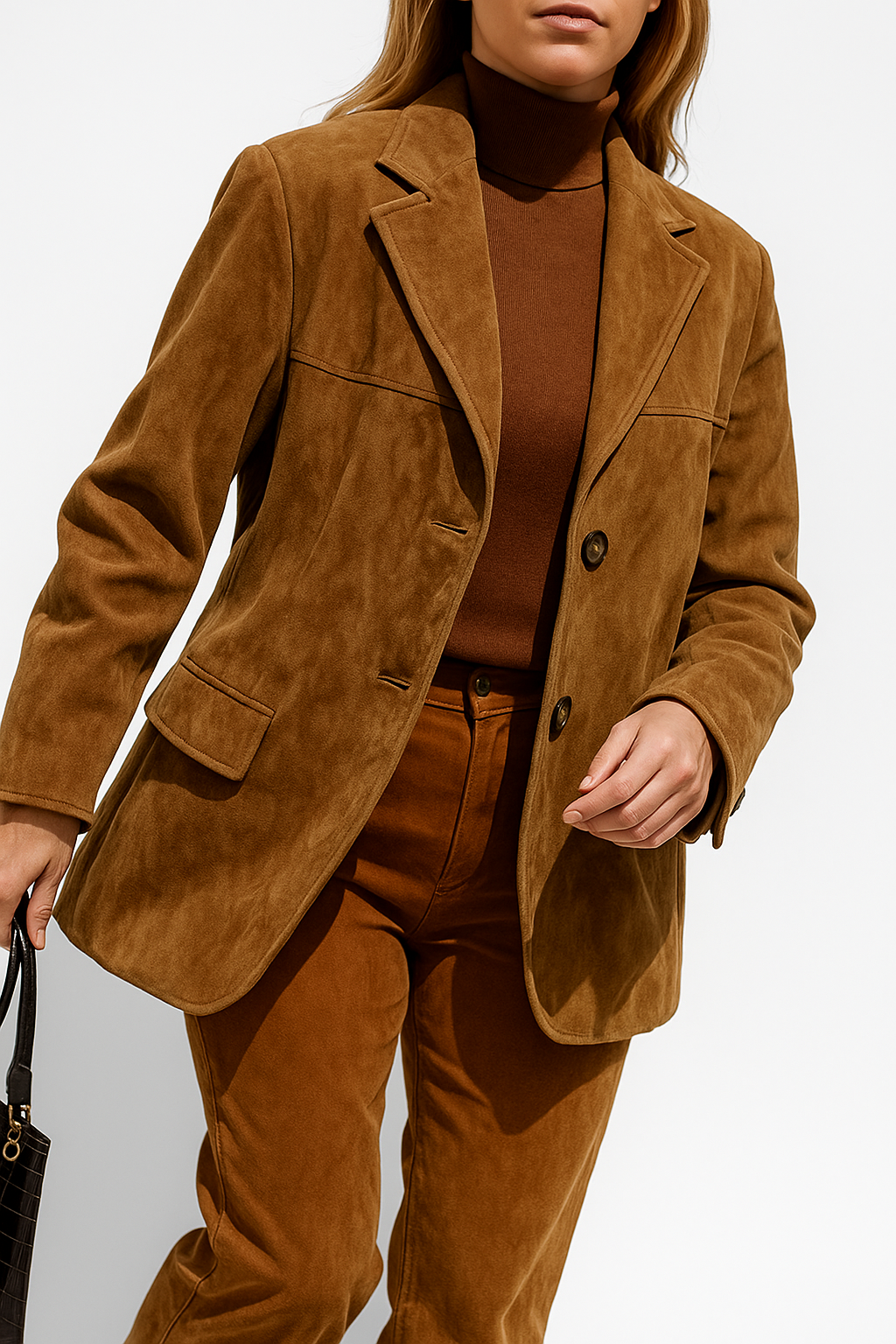 Anna-Berg | Blazer, Suede