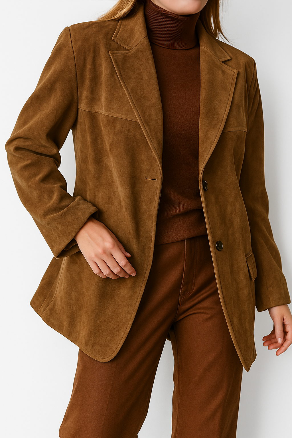 Anna-Berg | Blazer, Suede