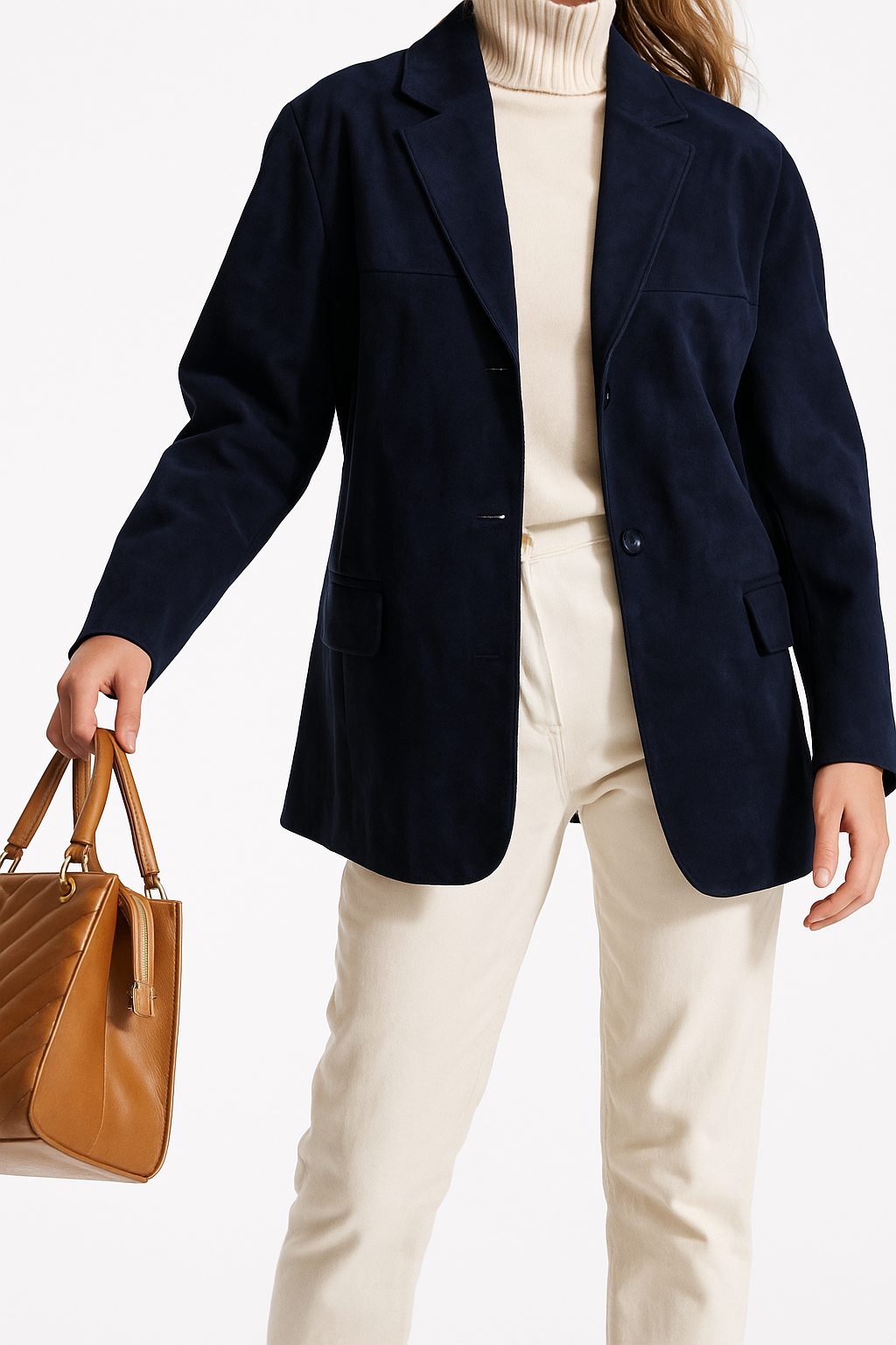 Anna-Berg | Blazer, Suede