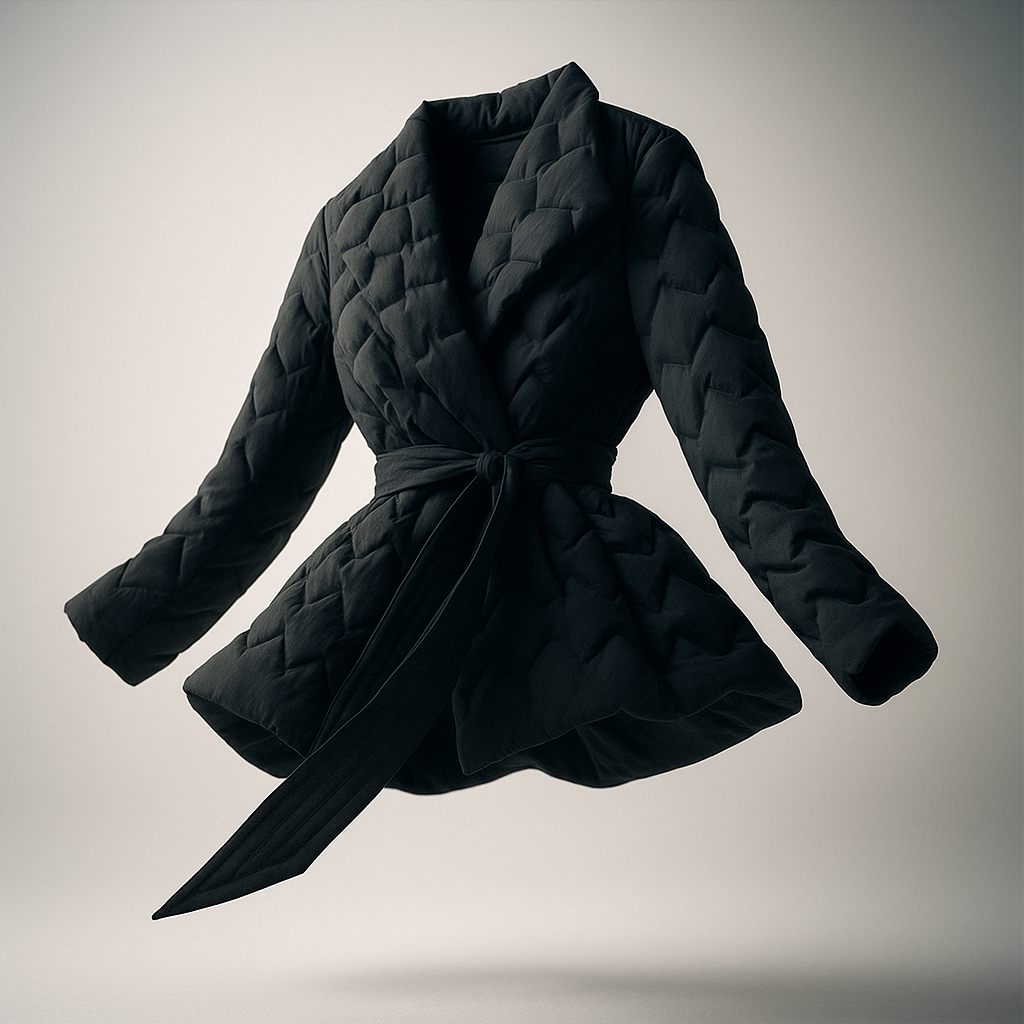 Anna-Berg | Quilted Wrap Coat