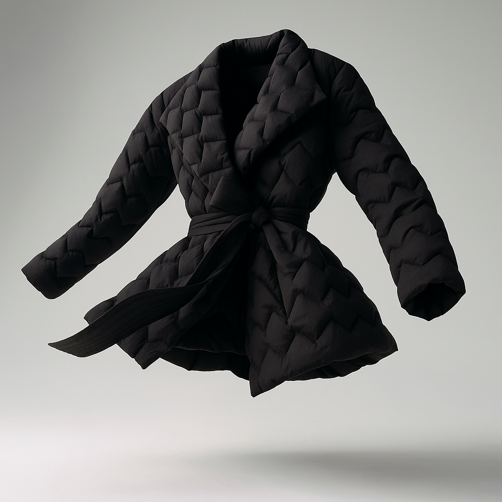 Anna-Berg | Quilted Wrap Coat