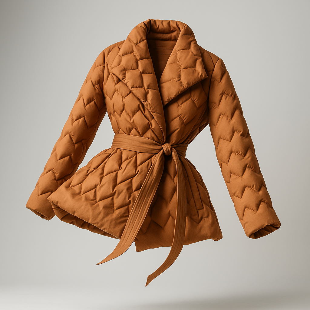 Anna-Berg | Quilted Wrap Coat