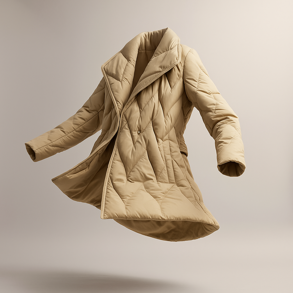Anna-Berg | Quilted Wrap Coat