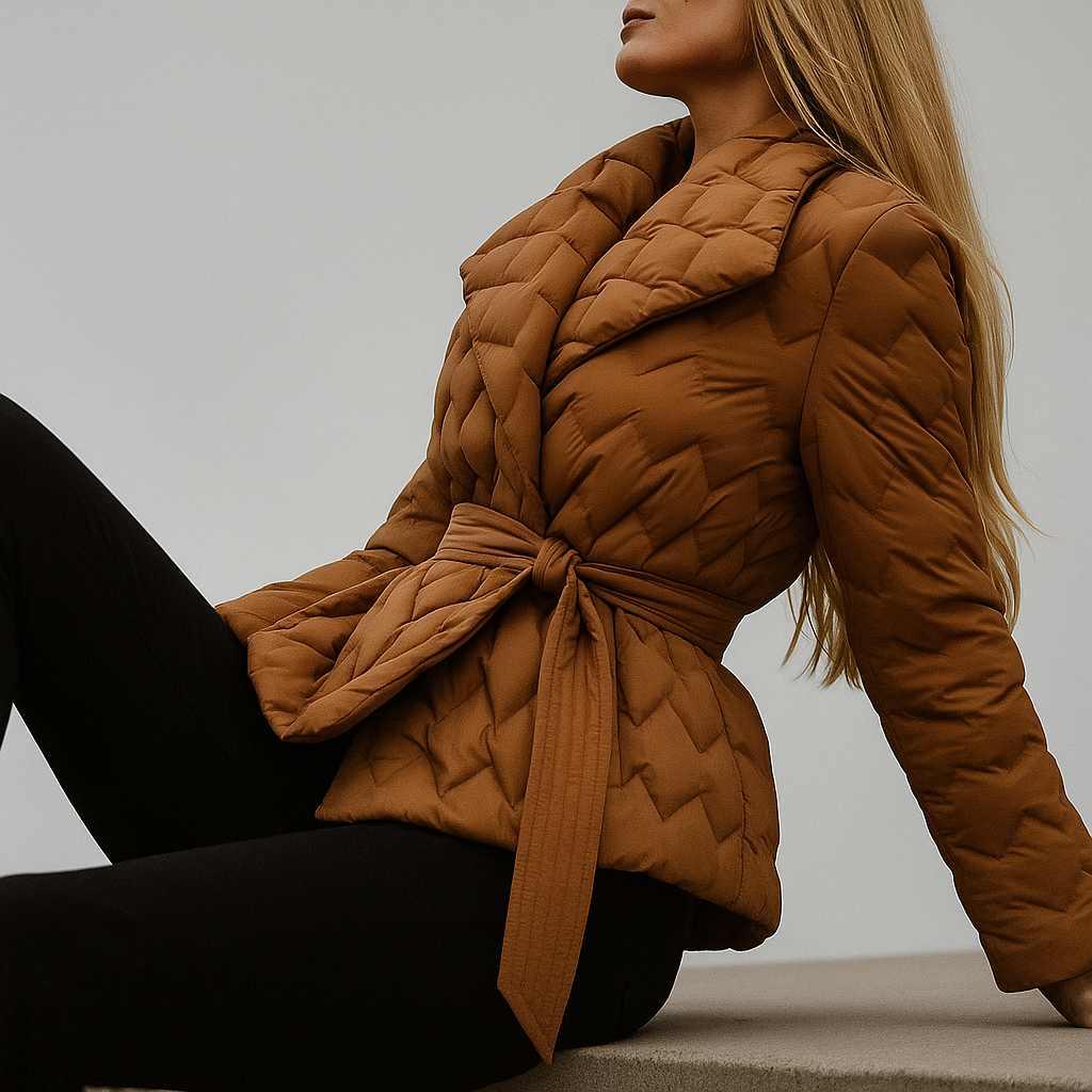 Anna-Berg | Quilted Wrap Coat