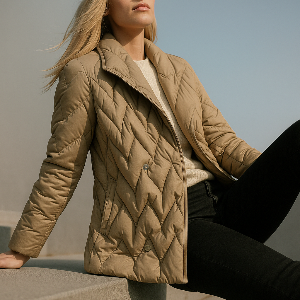 Anna-Berg | Quilted Wrap Coat