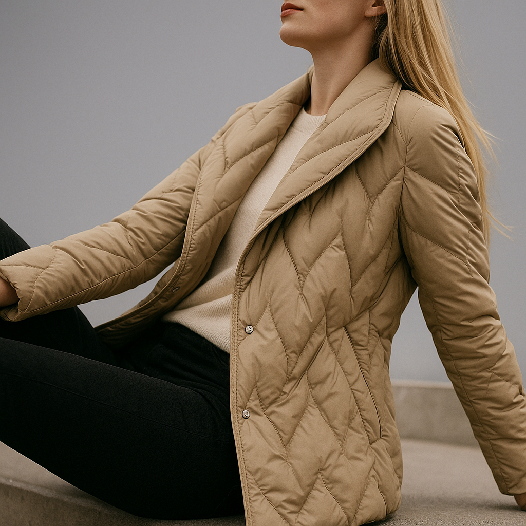 Anna-Berg | Quilted Wrap Coat