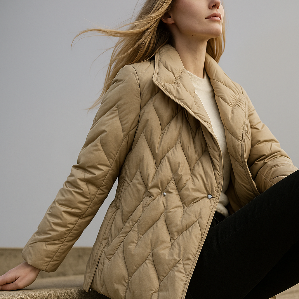Anna-Berg | Quilted Wrap Coat