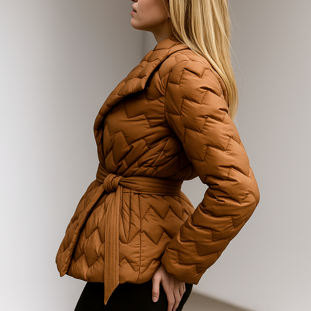 Anna-Berg | Quilted Wrap Coat