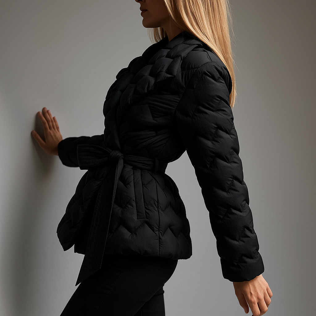 Anna-Berg | Quilted Wrap Coat