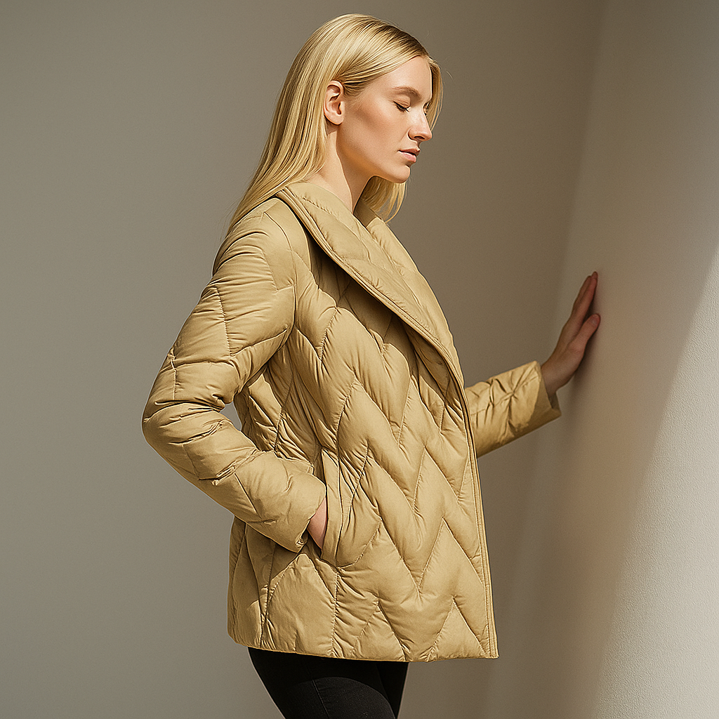 Anna-Berg | Quilted Wrap Coat