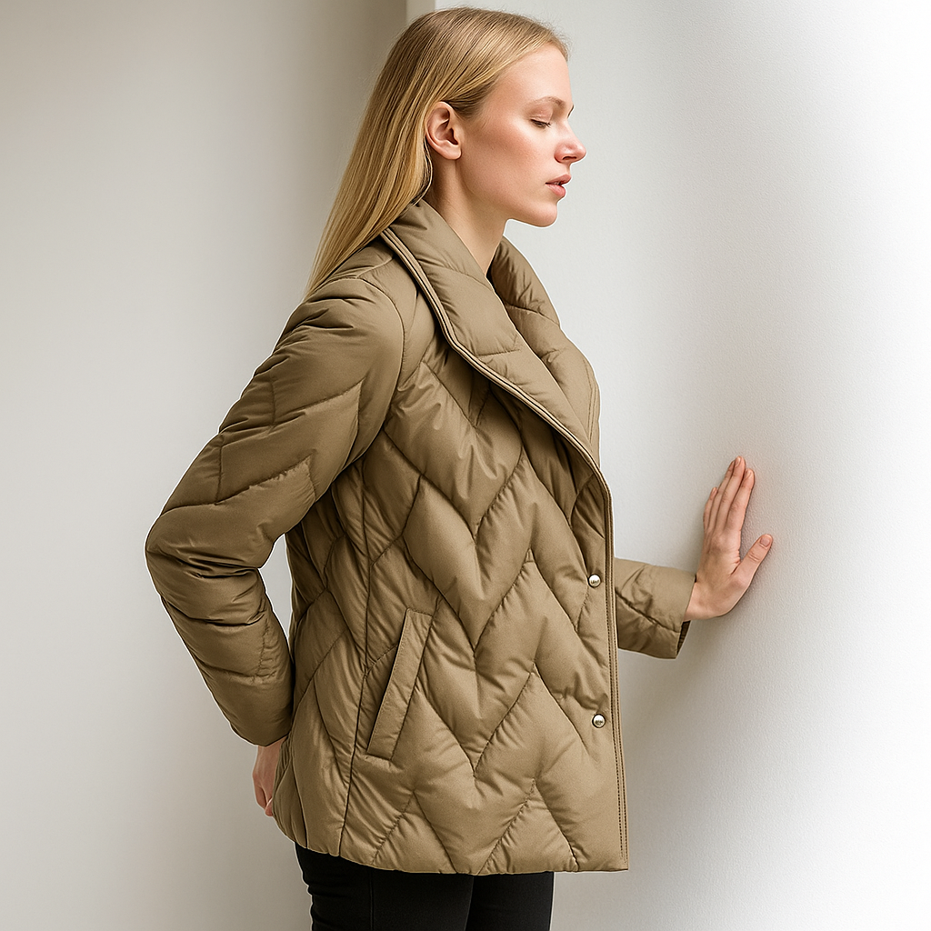 Anna-Berg | Quilted Wrap Coat