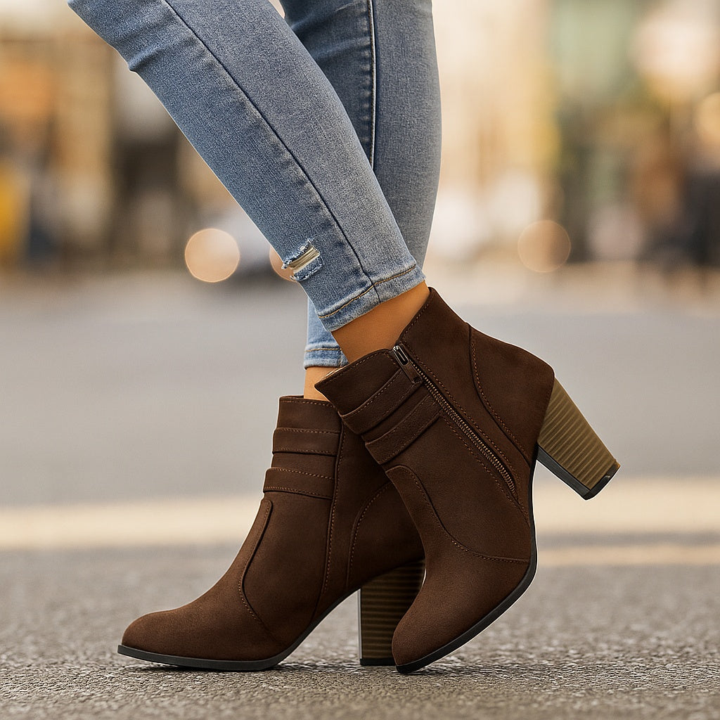 Anna-Berg | Leather Ankle Boots