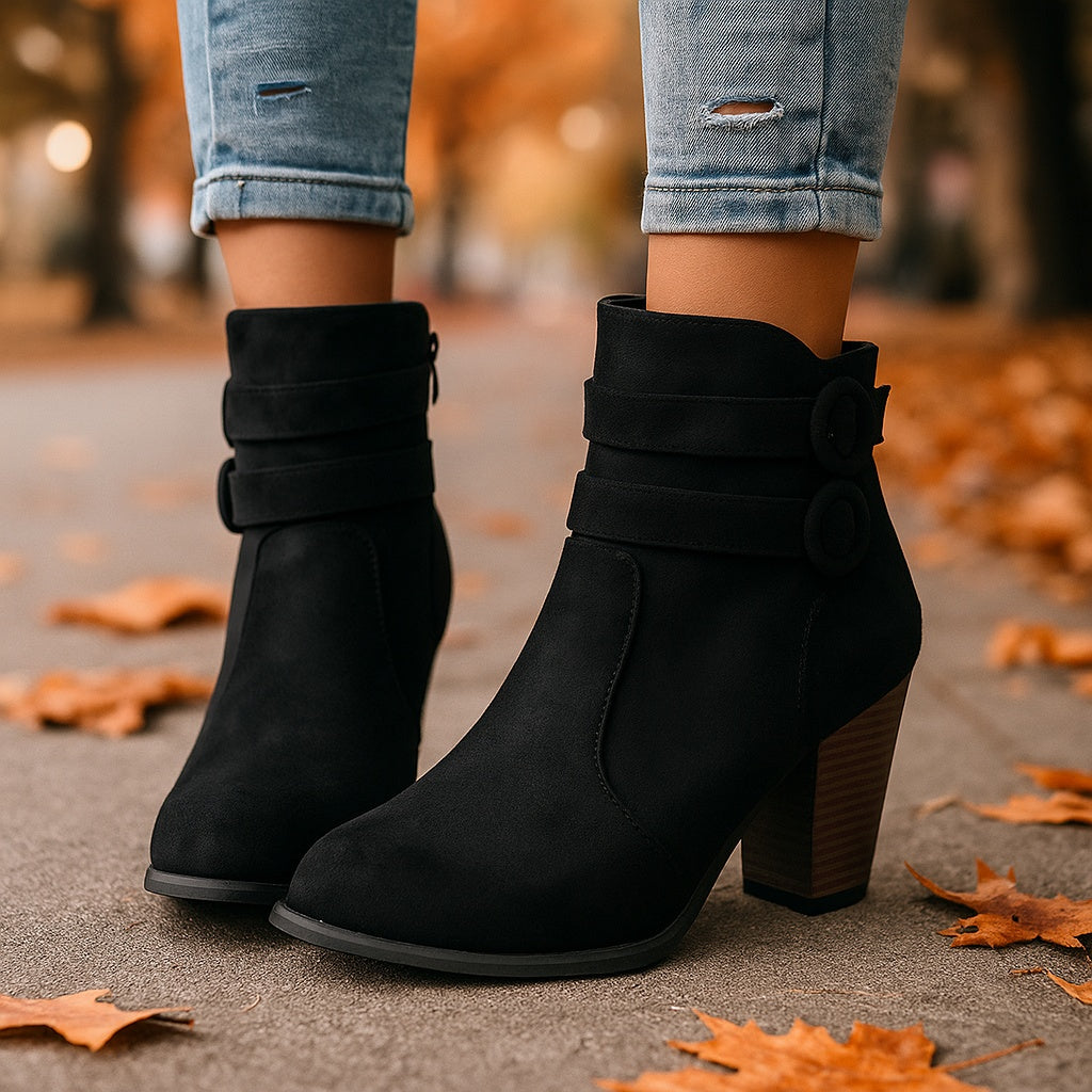 Anna-Berg | Leather Ankle Boots