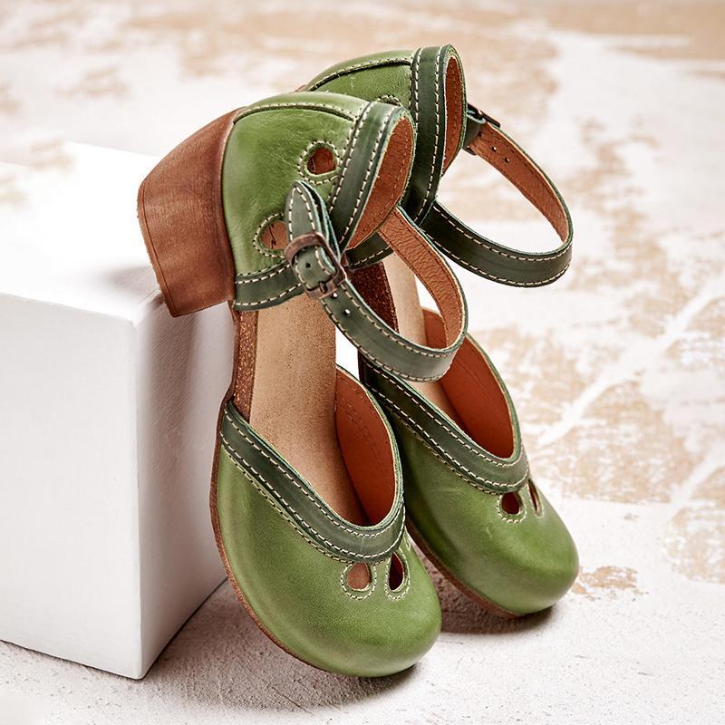 Anna-Berg | Elegant Orthopedic Low Heel Flat Sandals