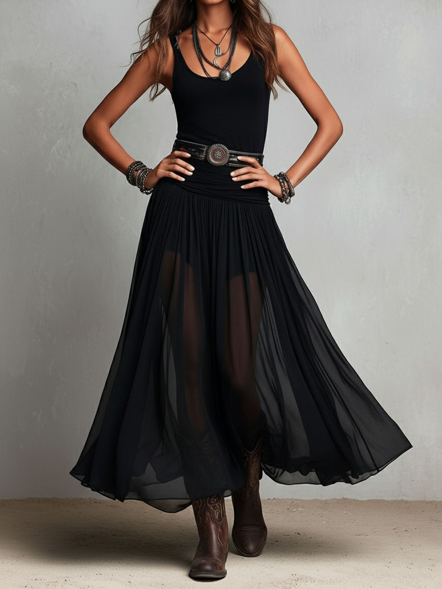 Anna-Berg | Black Casual Dress