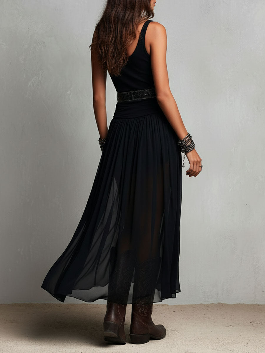 Anna-Berg | Black Casual Dress