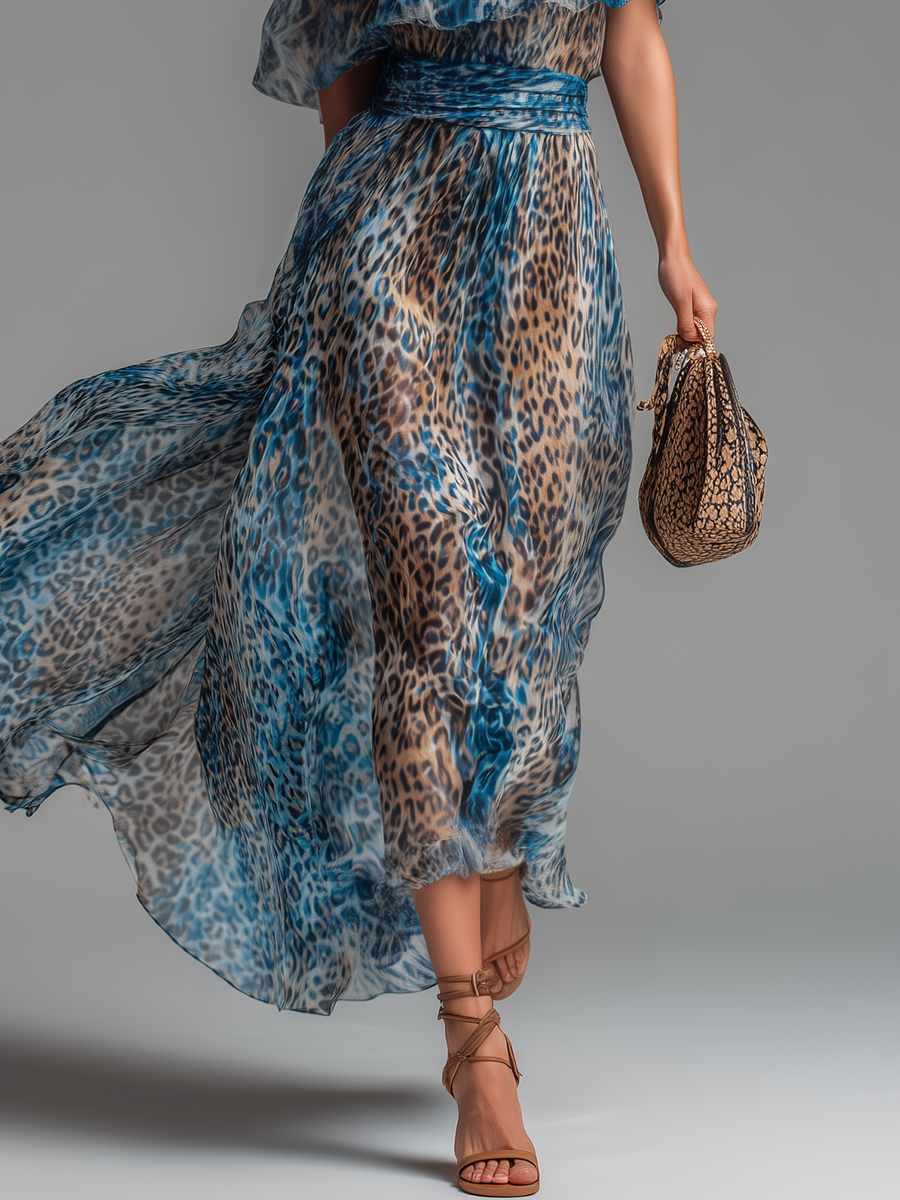 Anna-Berg | Chiffon Off-Shoulder Evening Dress