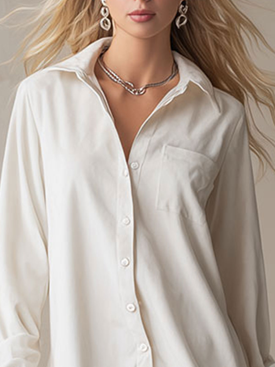Anna-Berg | White Denim Ruffle Evening Dress
