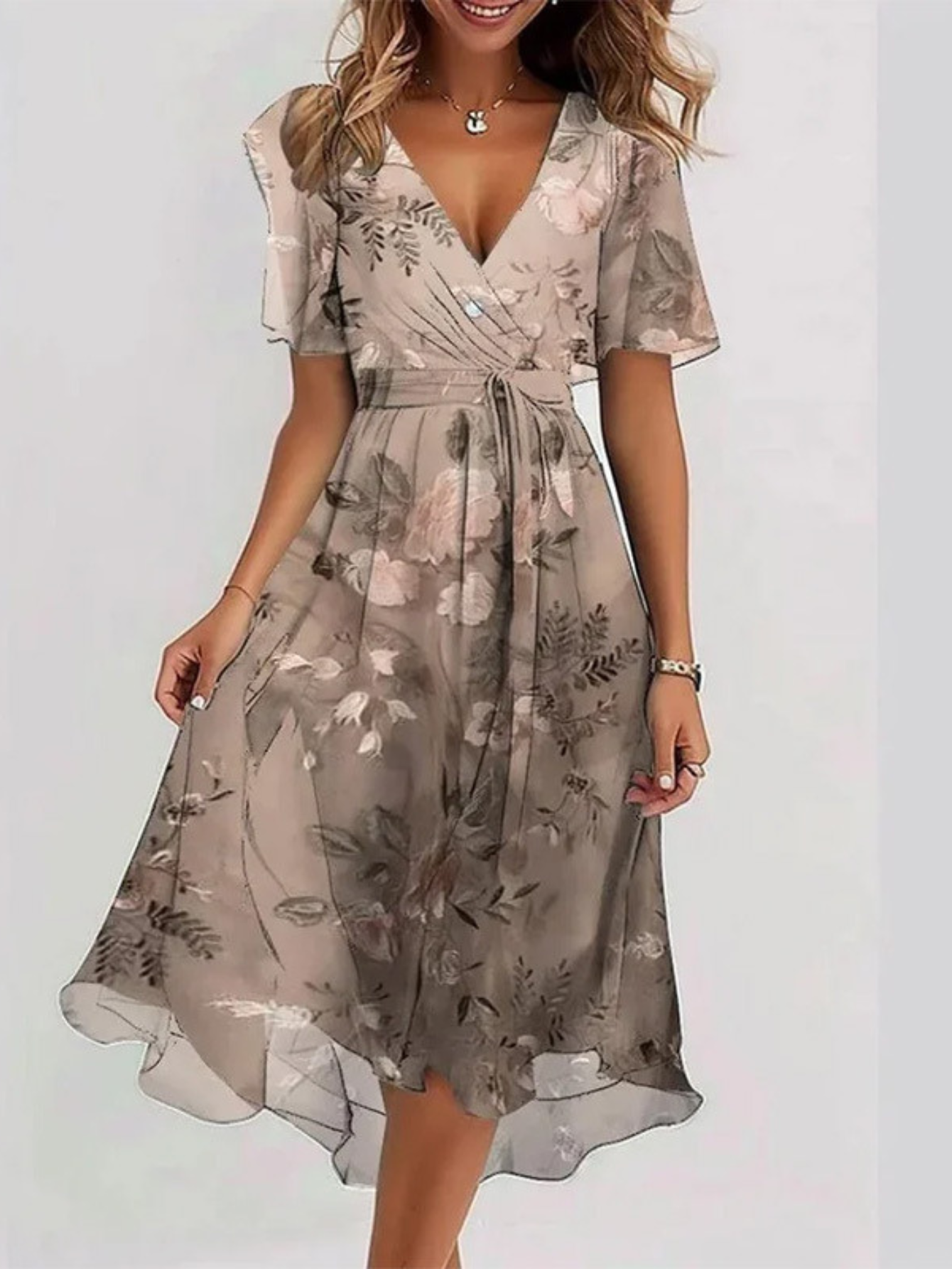 Anna-Berg | Timeless Summer Belly Coverage Dress for Effortless Elegance