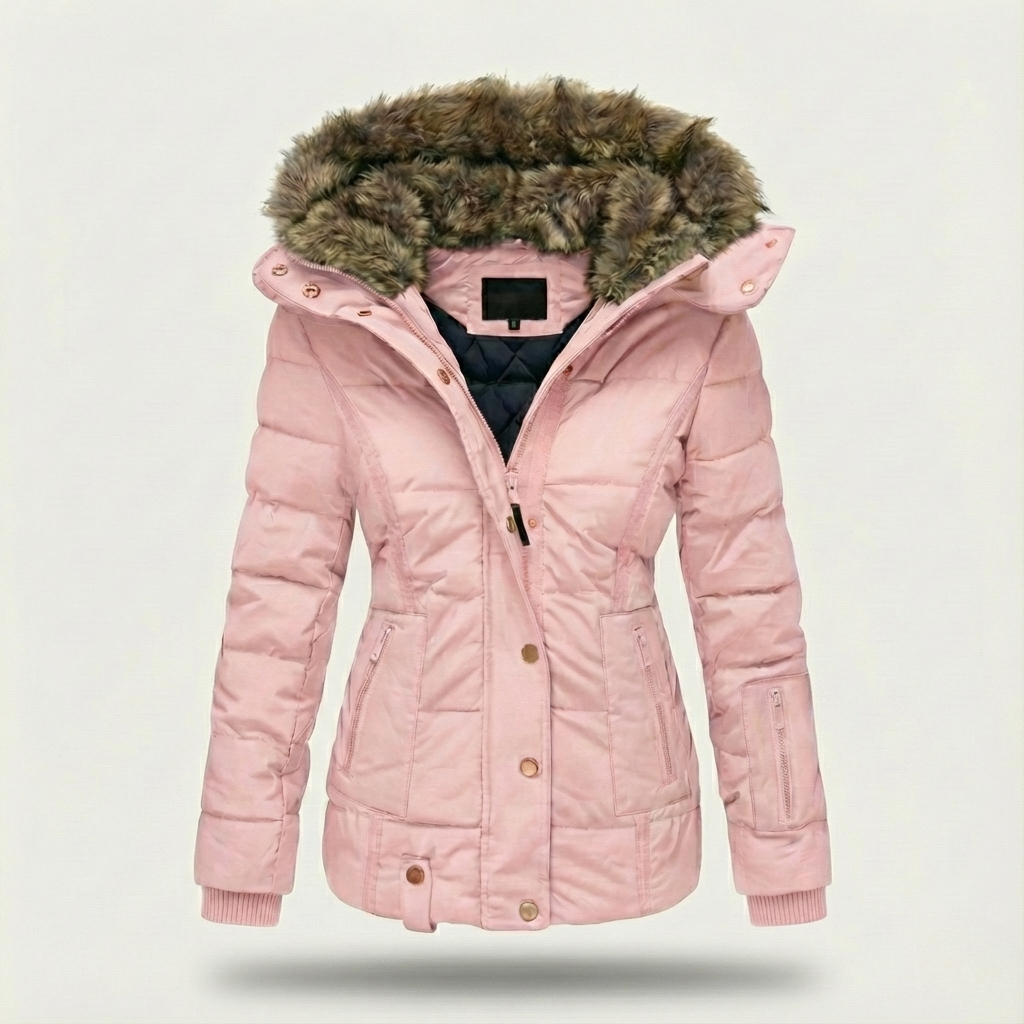 Anna-Berg | Puffer Jacket - Faux-Fur, Insulated, Water-Resistant