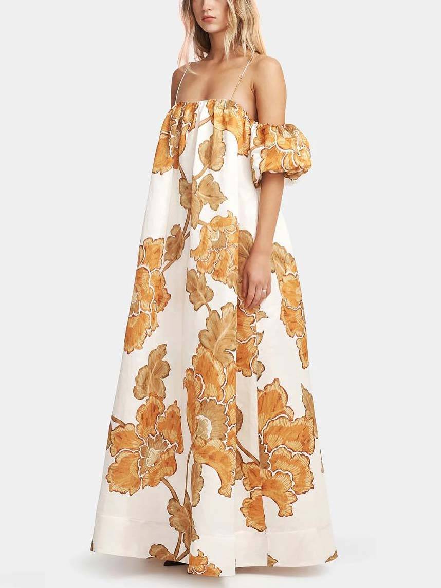 Anna-Berg | Floral Print Sling Dress