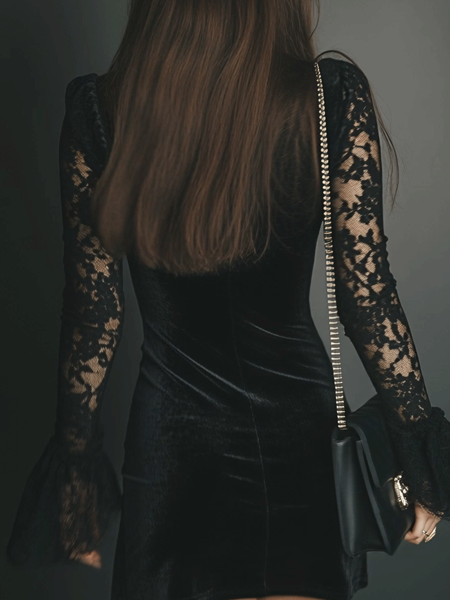 Anna-Berg | Velvet Evening Dress