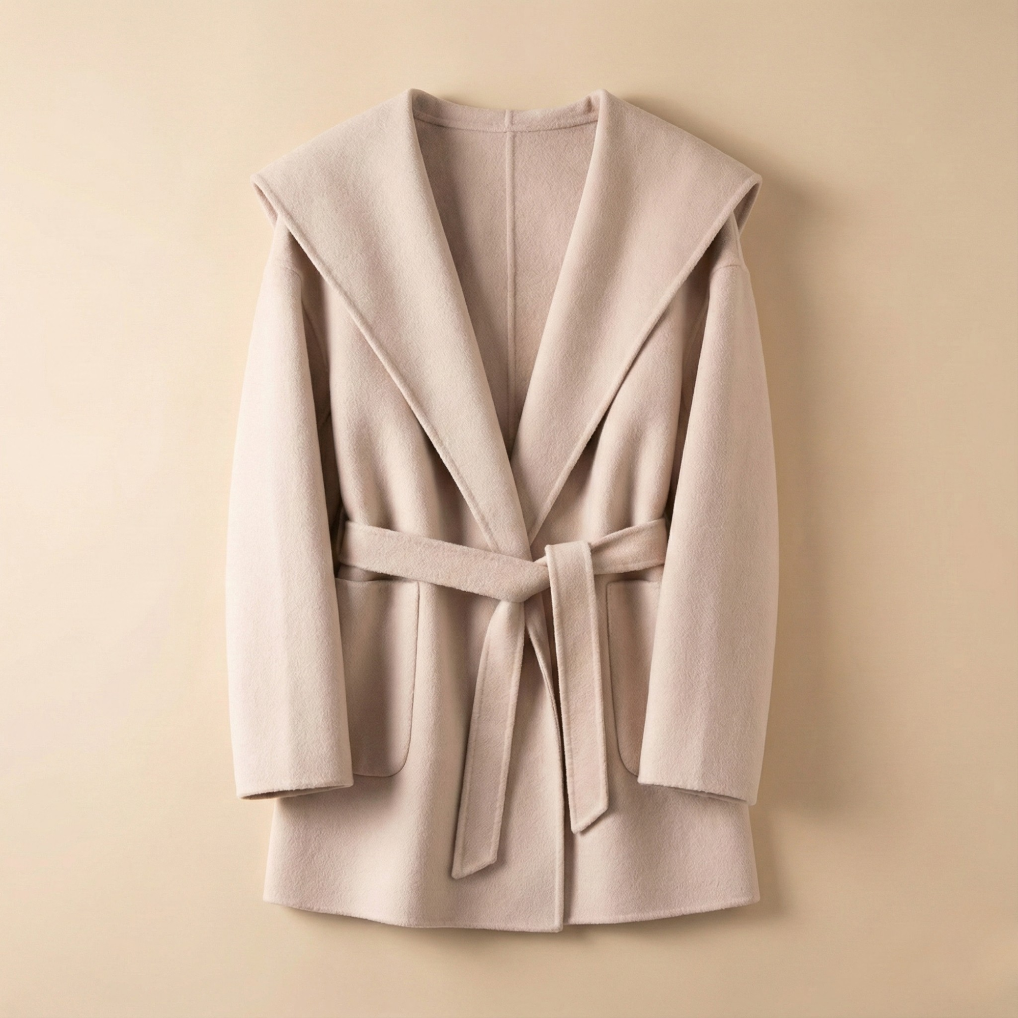 Anna-Berg | Coat, Camel Hair, Long, Pointed