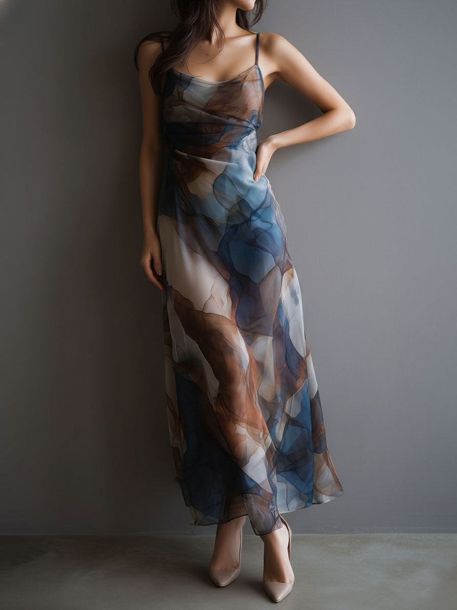 Anna-Berg | Chiffon Retro Dress