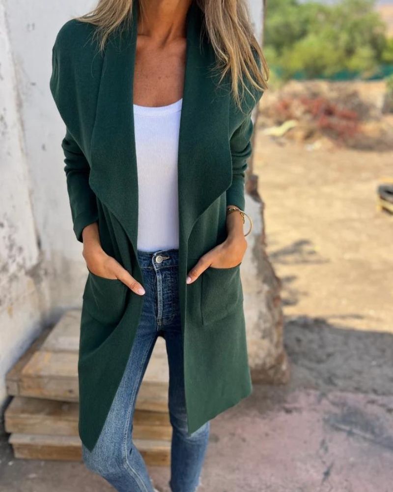 Anna-Berg | Casual Lapel Cardigan Jacket