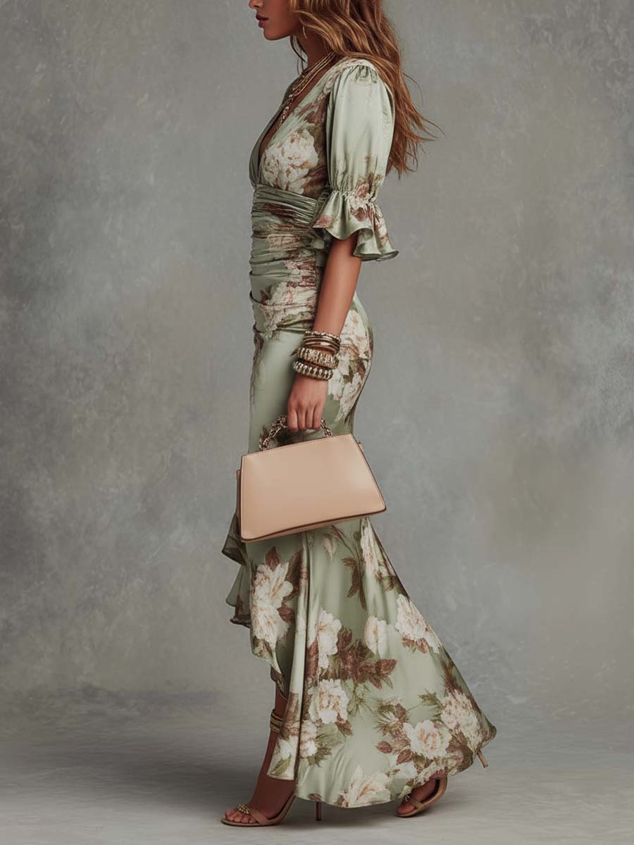 Anna-Berg | V-Neck Dress