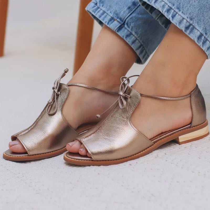 Anna-Berg | Strap-Style Leather Sandals