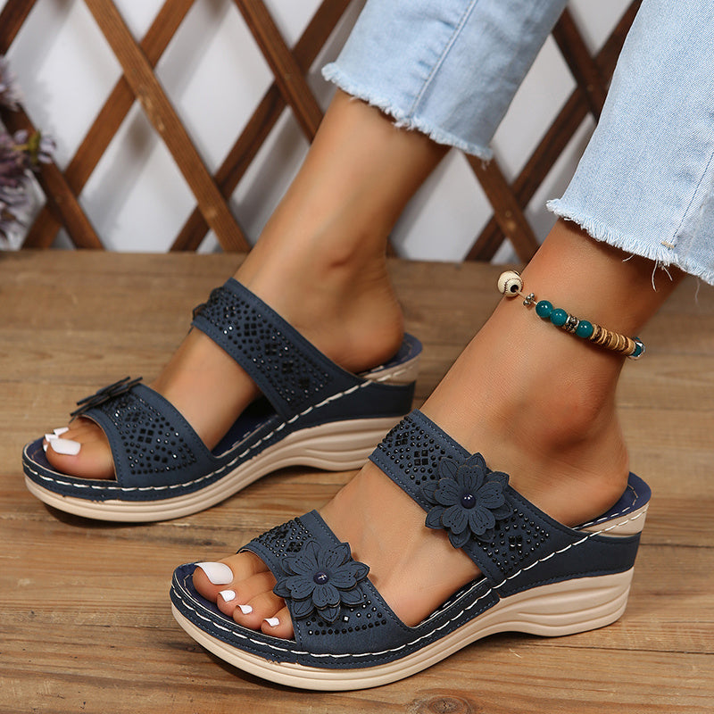 Anna-Berg | Graceful Wedge Slides for Every Occasion