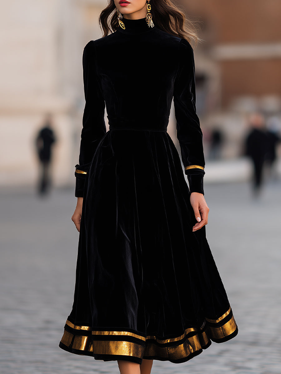 Anna-Berg | Elegant Velvet Dress