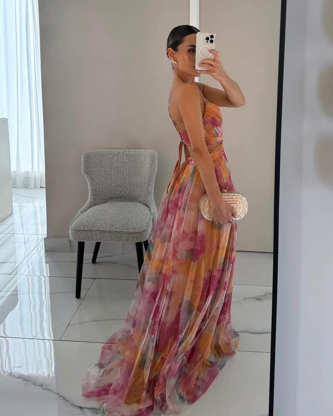 Anna-Berg | Elegant Giselle - Enchanting Maxi Dress With Floral Print