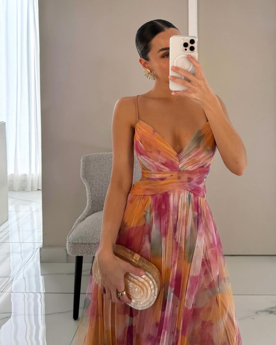 Anna-Berg | Elegant Giselle - Enchanting Maxi Dress With Floral Print