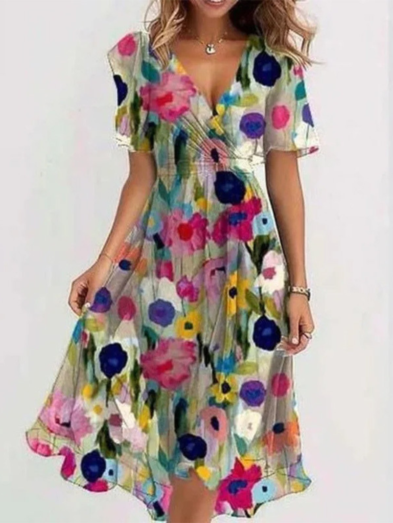 Anna-Berg | Timeless Summer Belly Coverage Dress for Effortless Elegance