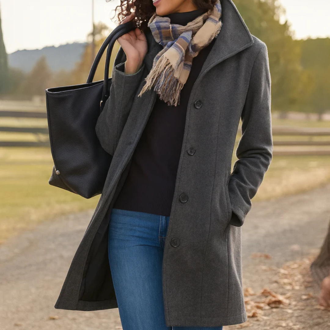 Anna-Berg | Single-Breasted Coat