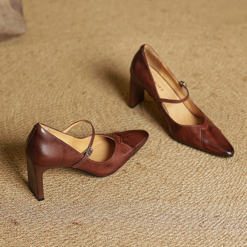 Anna-Berg | Genuine Leather Heels