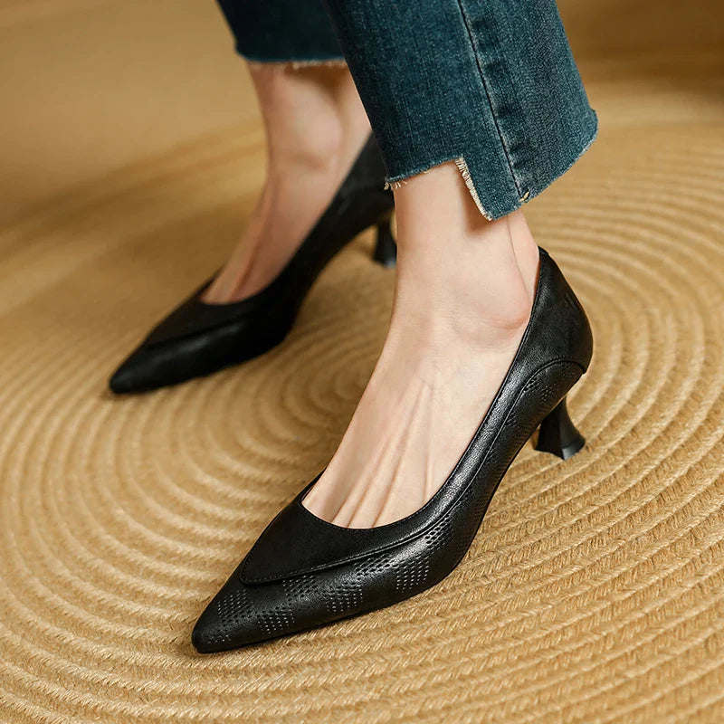 Anna-Berg | Genuine Leather Heels