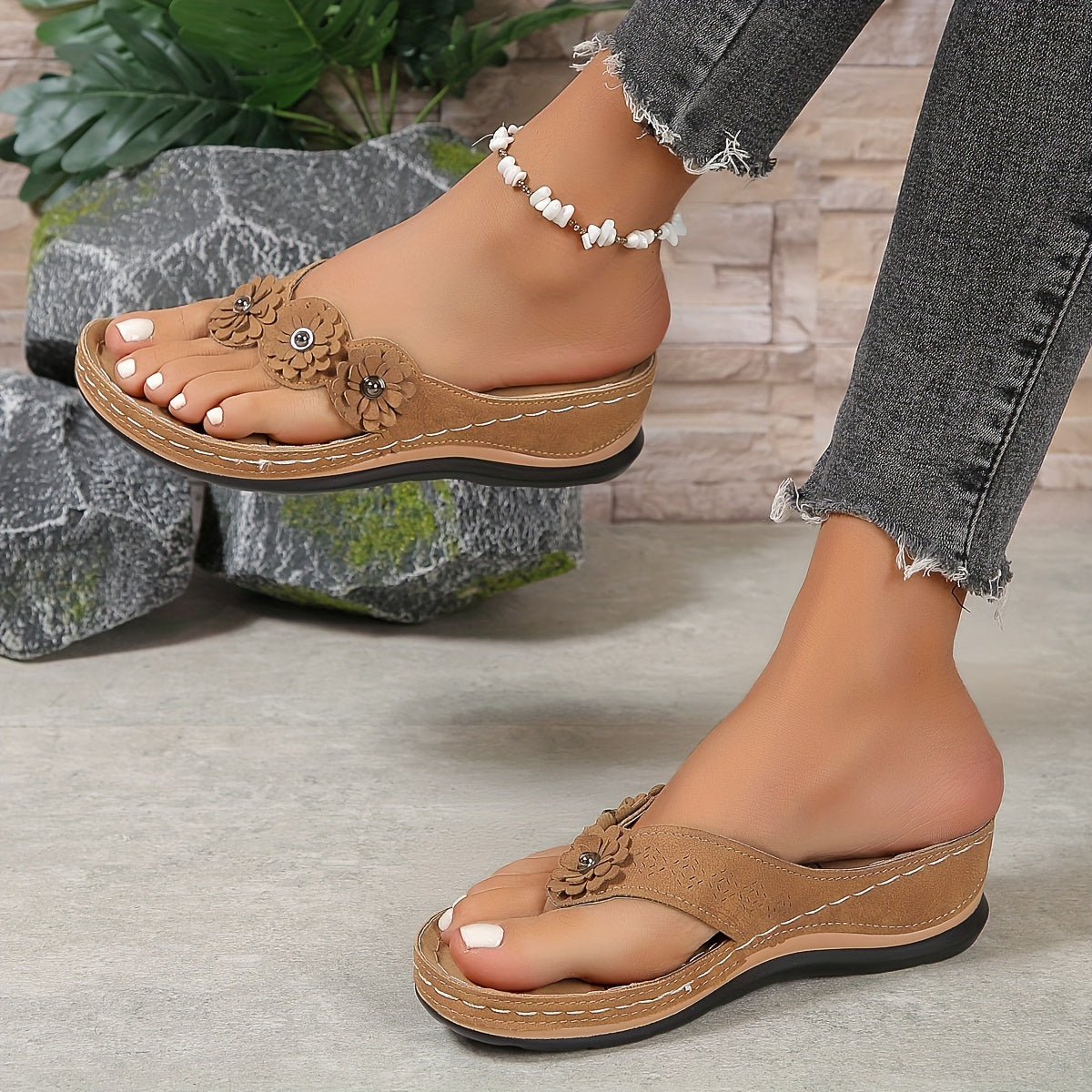 Anna-Berg | Feminine Orthopedic Slip-On Sandals