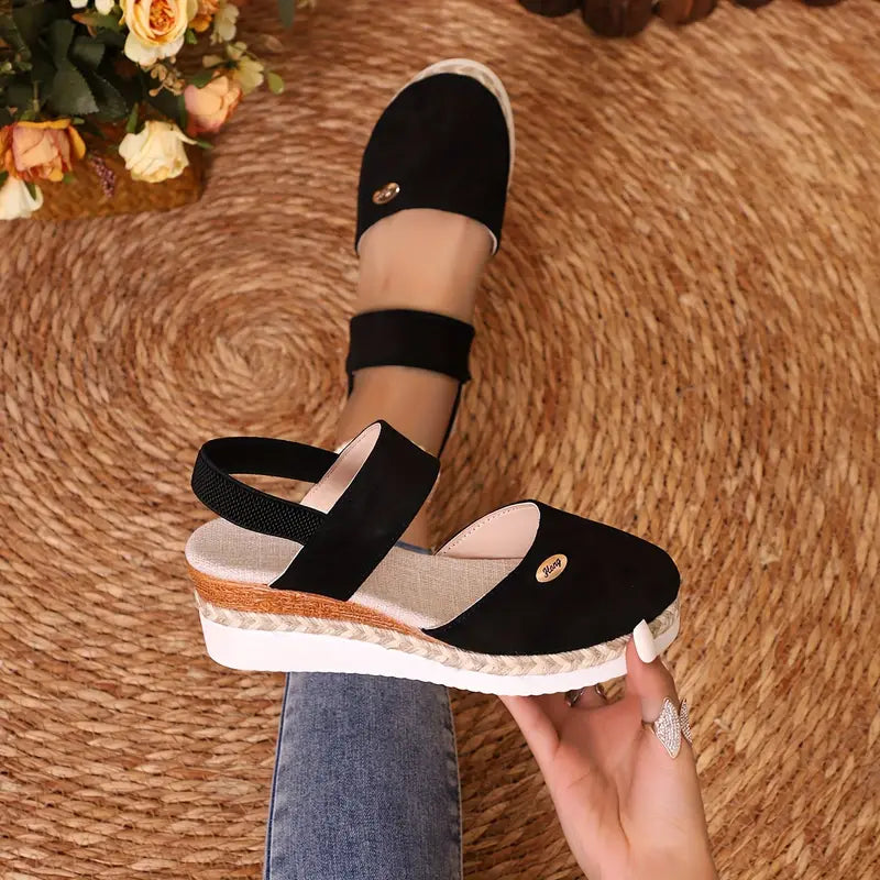 Anna-Berg | Timeless Orthopedic Platform Sandals for Effortless Elegance