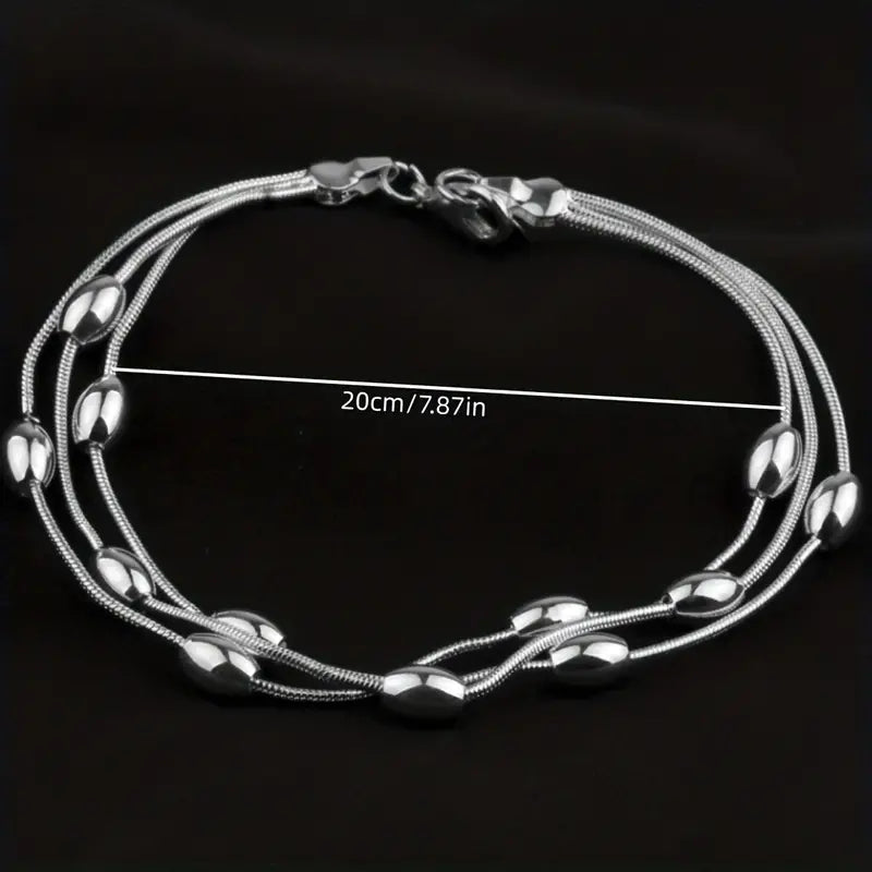Multi Layers Tunnel Chain Bracelet