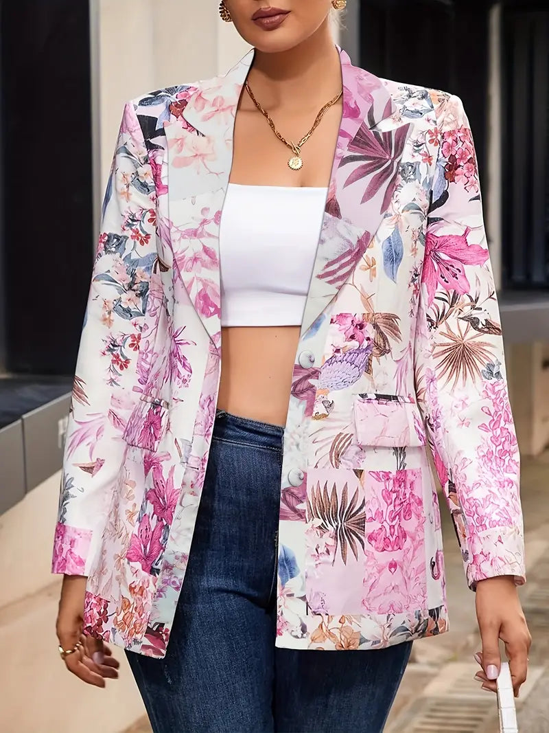 Anna-Berg | Blazer - Floral Print