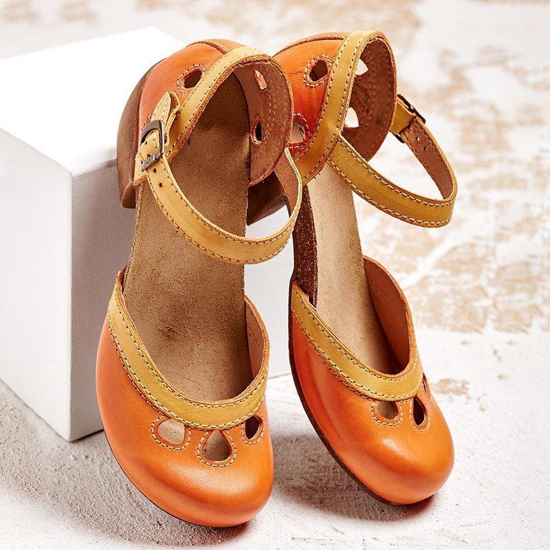 Anna-Berg | Elegant Orthopedic Low Heel Flat Sandals