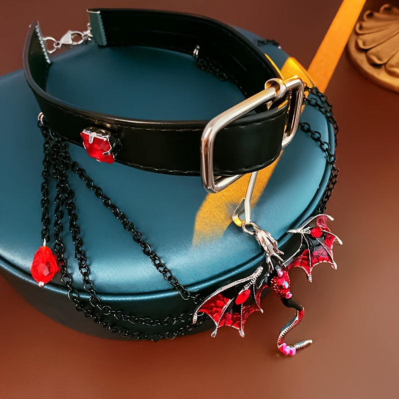 Punk Style Dragon Zodiac Tof's Necklace