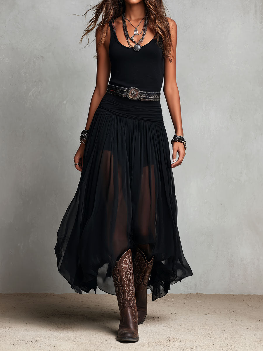 Anna-Berg | Black Casual Dress